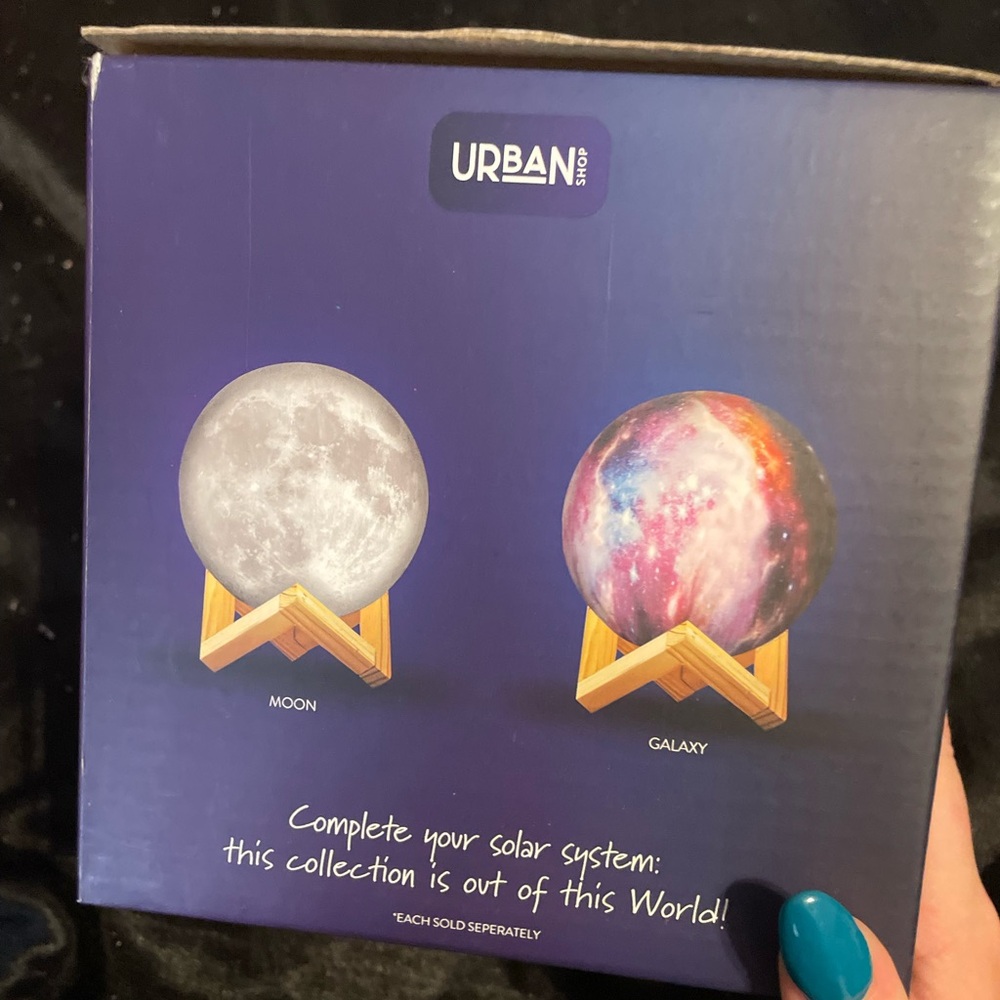 Urban Galaxy and Moon Lamp Set